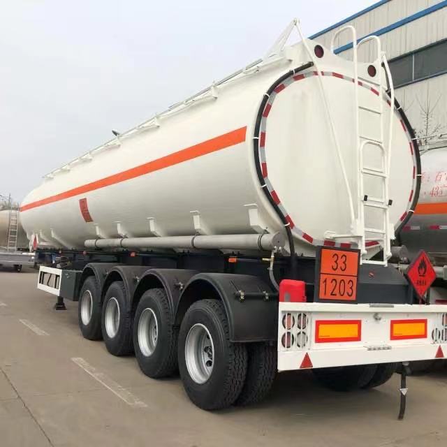 Crude Oil Tanker Semi Trailer Para sa Heavy Engineering Projects