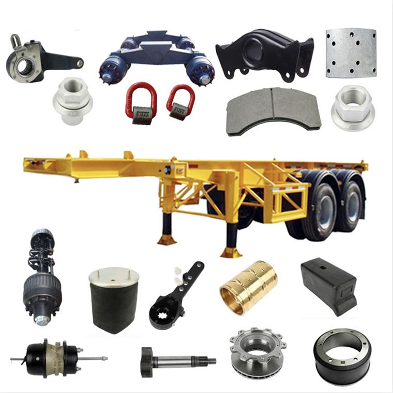 Mga Bahagi ng Trailer Axles Spare Parts Accessories